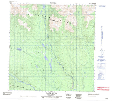 Black River, YT (105B16 CanMatrix)