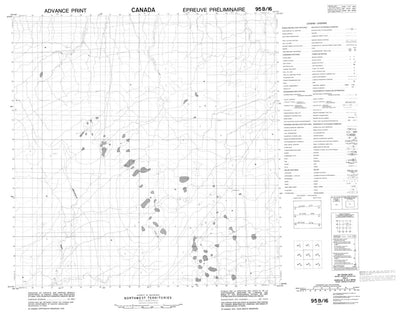 Arrowhead Lake, NT (095B16 CanMatrix)