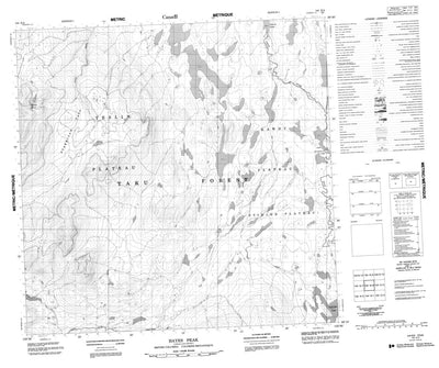 Hayes Peak, BC (104N08 CanMatrix)