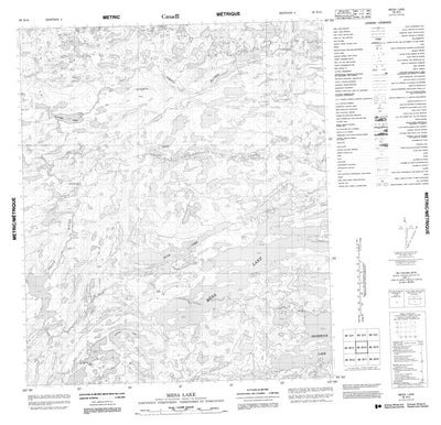 Mesa Lake, NT (086B14 CanMatrix)