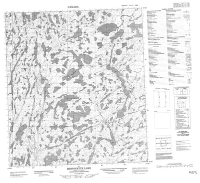 Bessonette Lake, NT (085O10 CanMatrix)