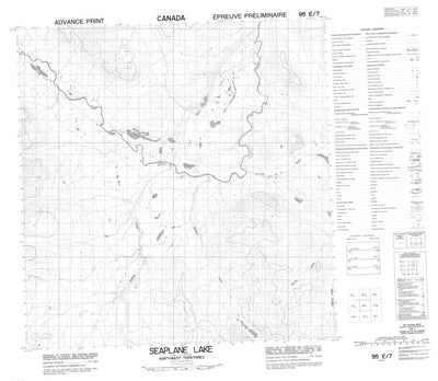 Seaplane Lake, NT (095E07 CanMatrix)