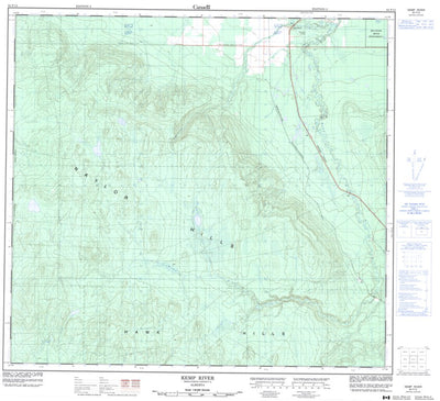 Kemp River, AB (084F12 CanMatrix)