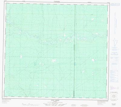 Cub Lakes, AB (084D16 CanMatrix)
