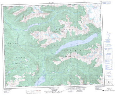 Mitchell Lake, BC (093A15 CanMatrix)