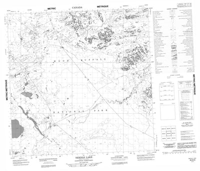 Needle Lake, NT (085B08 CanMatrix)
