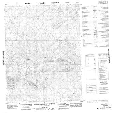 Veeshridlah Mountain, YT (116O03 CanMatrix)