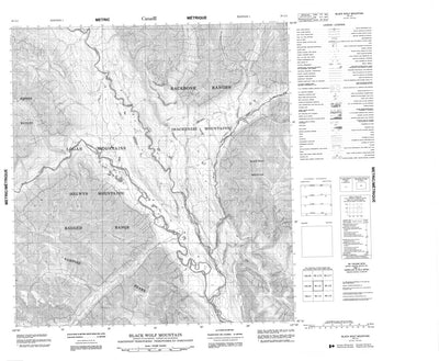 Black Wolf Mountain, NT (095L05 CanMatrix)