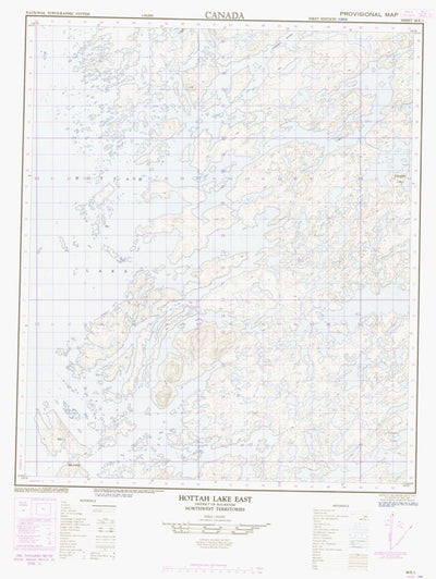 Hottah Lake East, NT (086E01 CanMatrix)