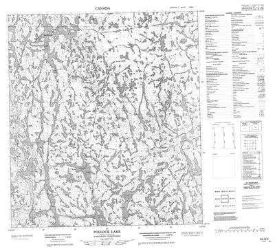 Pollock Lake, NT (085O05 CanMatrix)