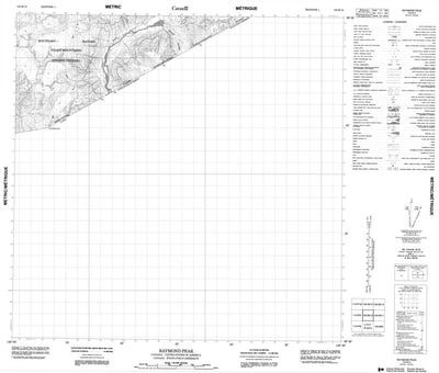 Raymond Peak, BC (104M12 CanMatrix)