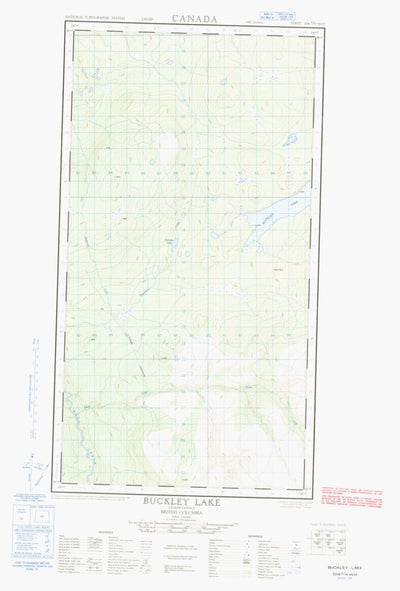 Buckley Lake West, BC (104G15 CanMatrix)