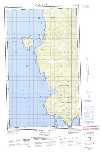 Frederick Island East, BC (103F14 CanMatrix)