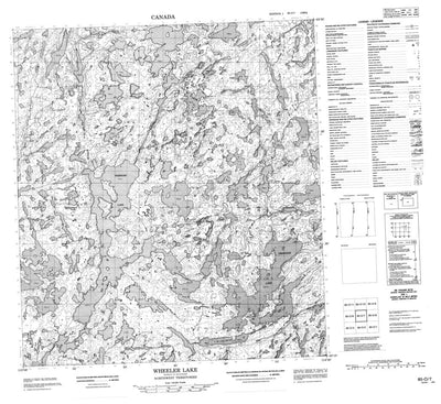 Wheeler Lake, NT (085O07 CanMatrix)