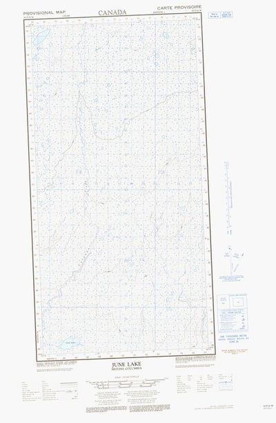 June Lake West, AB (094P16 CanMatrix)