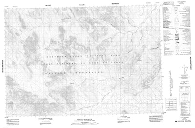Mount Sedgwick, YT (117A13 CanMatrix)