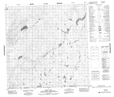 Lootz Lake, BC (095D02 CanMatrix)