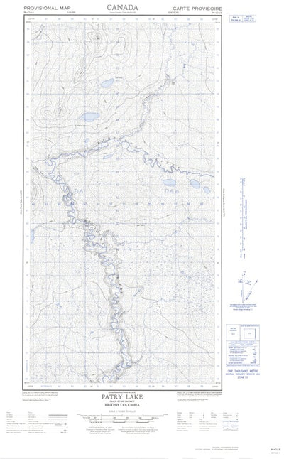 Patry Lake East, BC (094O06 CanMatrix)