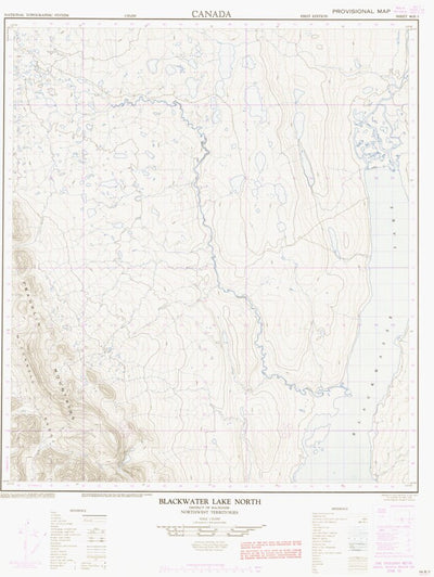 Blackwater Lake, NT (096B03 CanMatrix)
