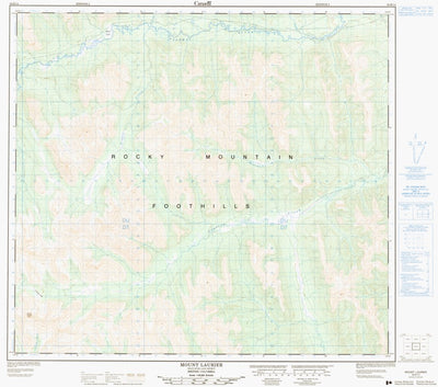Mount Laurier, BC (094B14 CanMatrix)