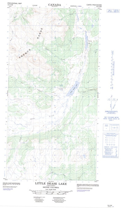 Little Dease Lake West, BC (104J09 CanMatrix)