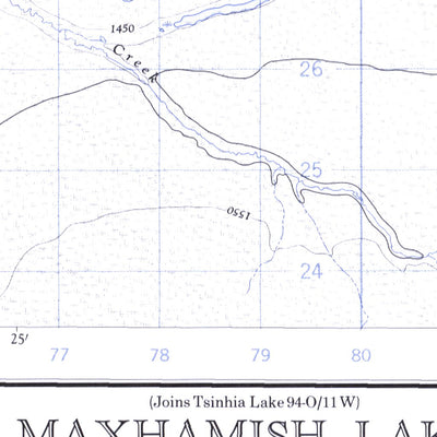 Maxhamish Lake West, BC (094O14 CanMatrix)