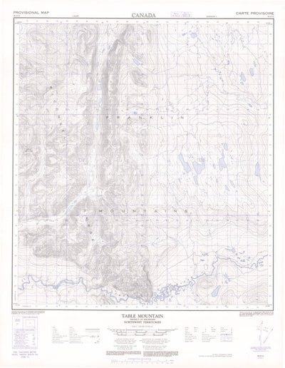 Table Mountain, NT (095O11 CanMatrix)