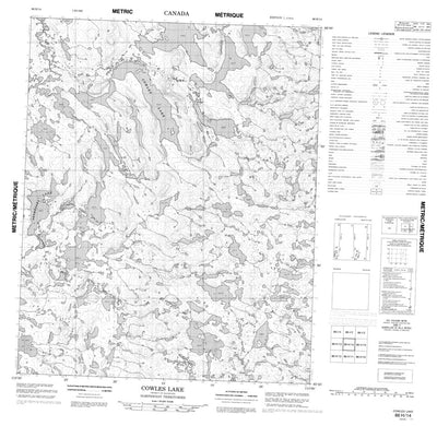 Cowles Lake, NU (086H14 CanMatrix)