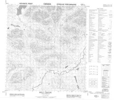 Wolf Canyon, YT (105J08 CanMatrix)