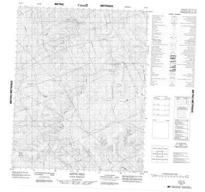 Aitch Hill, YT (116I03 CanMatrix)