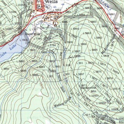 Wells, BC (093H04 CanMatrix)