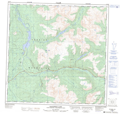 Daughney Lake, BC (105B02 CanMatrix)