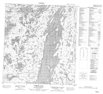 Gordon Lake, NT (085P03 CanMatrix)