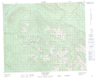 Dome Creek, BC (093H11 CanMatrix)