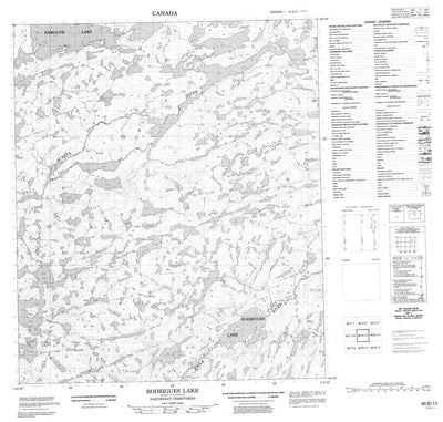 Rodrigues Lake, NT (086B13 CanMatrix)
