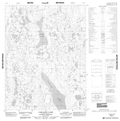 Carcajou Lake, NT (106P07 CanMatrix)
