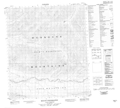 Mount Stenbraten, YT (106C01 CanMatrix)