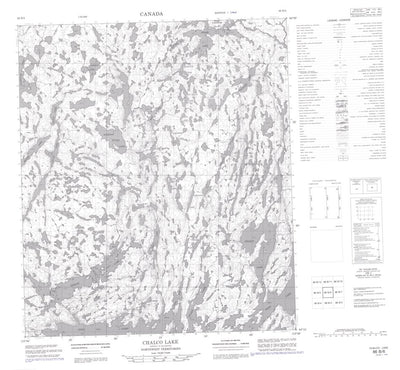 Chalco Lake, NT (086B06 CanMatrix)