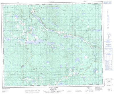 Beaver Creek, BC (093A05 CanMatrix)