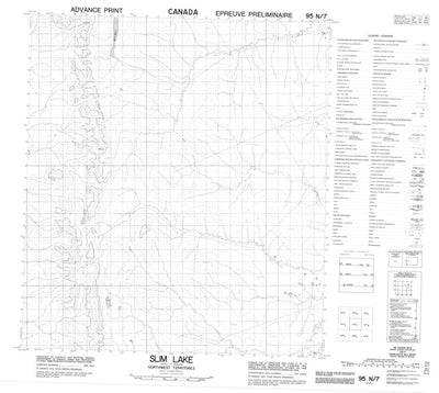 Slim Lake, NT (095N07 CanMatrix)