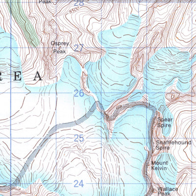 bugaboos map Bugaboo Creek, BC (082K15 CanMatrix) Map by Natural Resources Canada