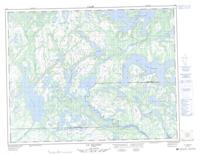 Lac Kégashka, QC (012K06 CanMatrix)