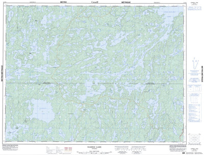 Harris Lake, ON (052F03 CanMatrix)