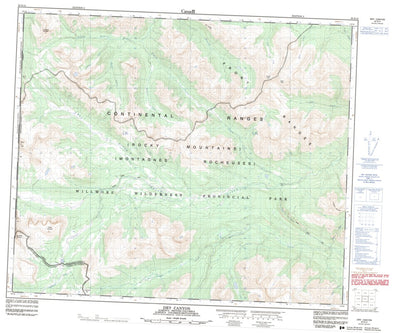 Dry Canyon, AB (083E13 CanMatrix)