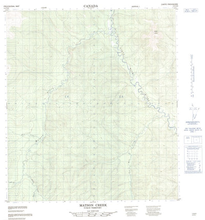 Matson Creek, YT (115N09 CanMatrix)