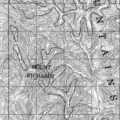 Mount Richards, YT (116I01 CanMatrix)