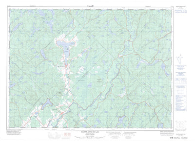 Sainte-Anne-Du-Lac, QC (031J14 CanMatrix)