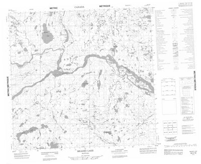 Meades Lake, MB (064I16 CanMatrix)