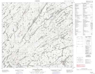 Pendleton Lake, SK (074A15 CanMatrix)