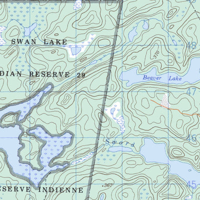 Whitedog Lake, ON (052L02 CanMatrix)